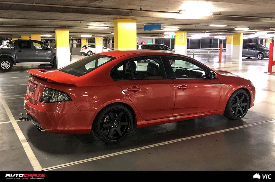 FORD FALCON ALTAIR MATTE BLACK WITH GLOSS BLACK LIP